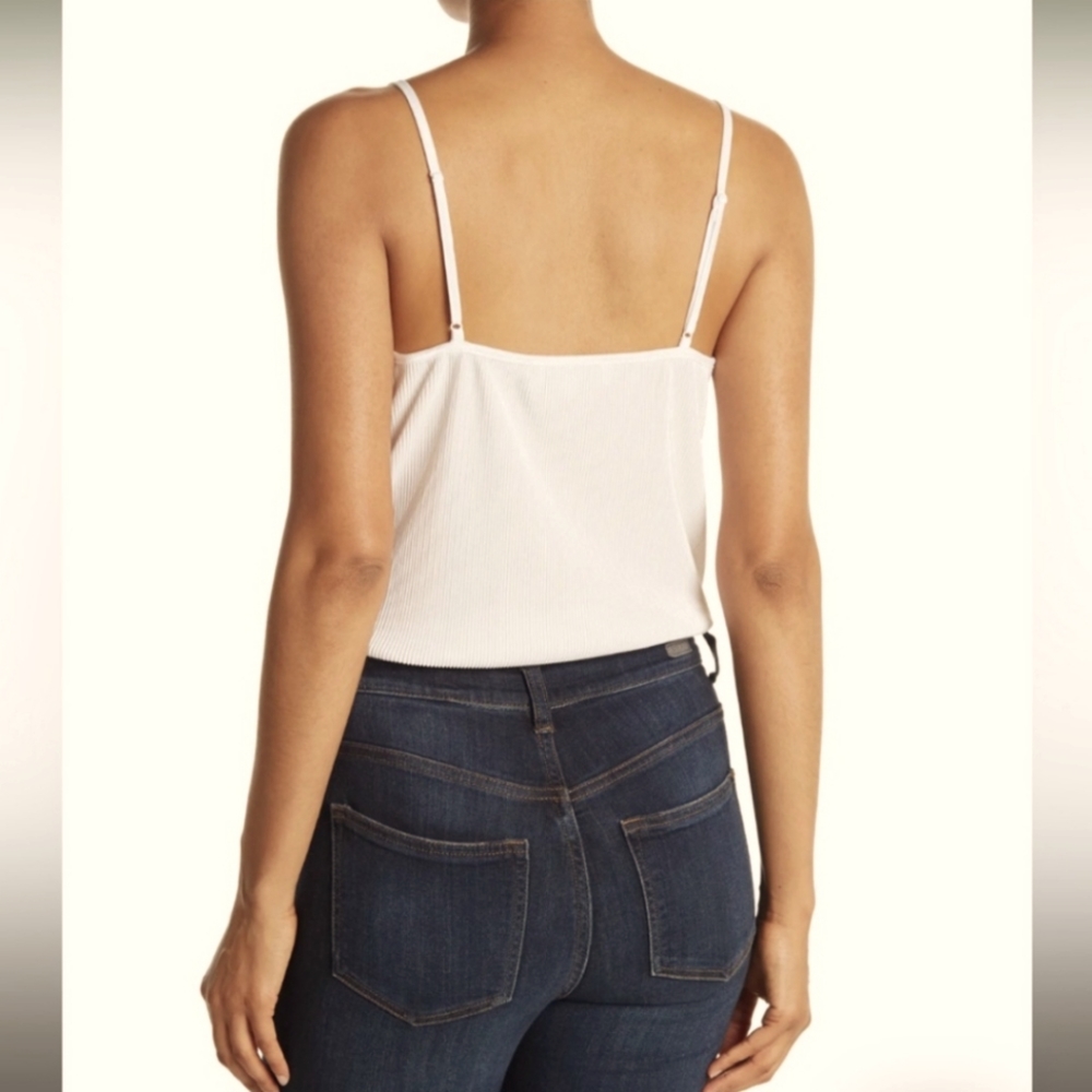 WAYF Surplice Ribbed Cami Bodysuit - Picture 9 of 12